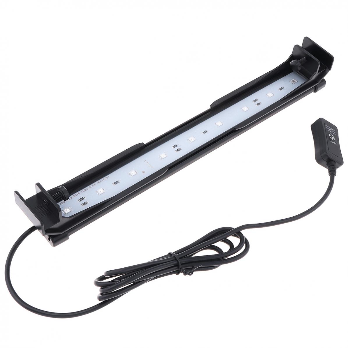 Conduziu a Lâmpada Extensível do Tanque de Peixes do Suporte Impermeável com Controle Remoto para a Luz Aérea do Aquário 22-72cm 4 22-72cm conduziu a lâmpada extensível do tanque