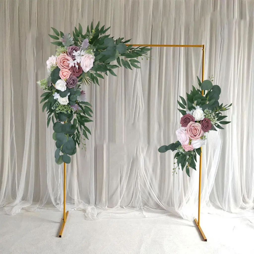 Arch Flowers Pink Artificial Floral Silk Flower Wedding Flowers for Wedding Garden
