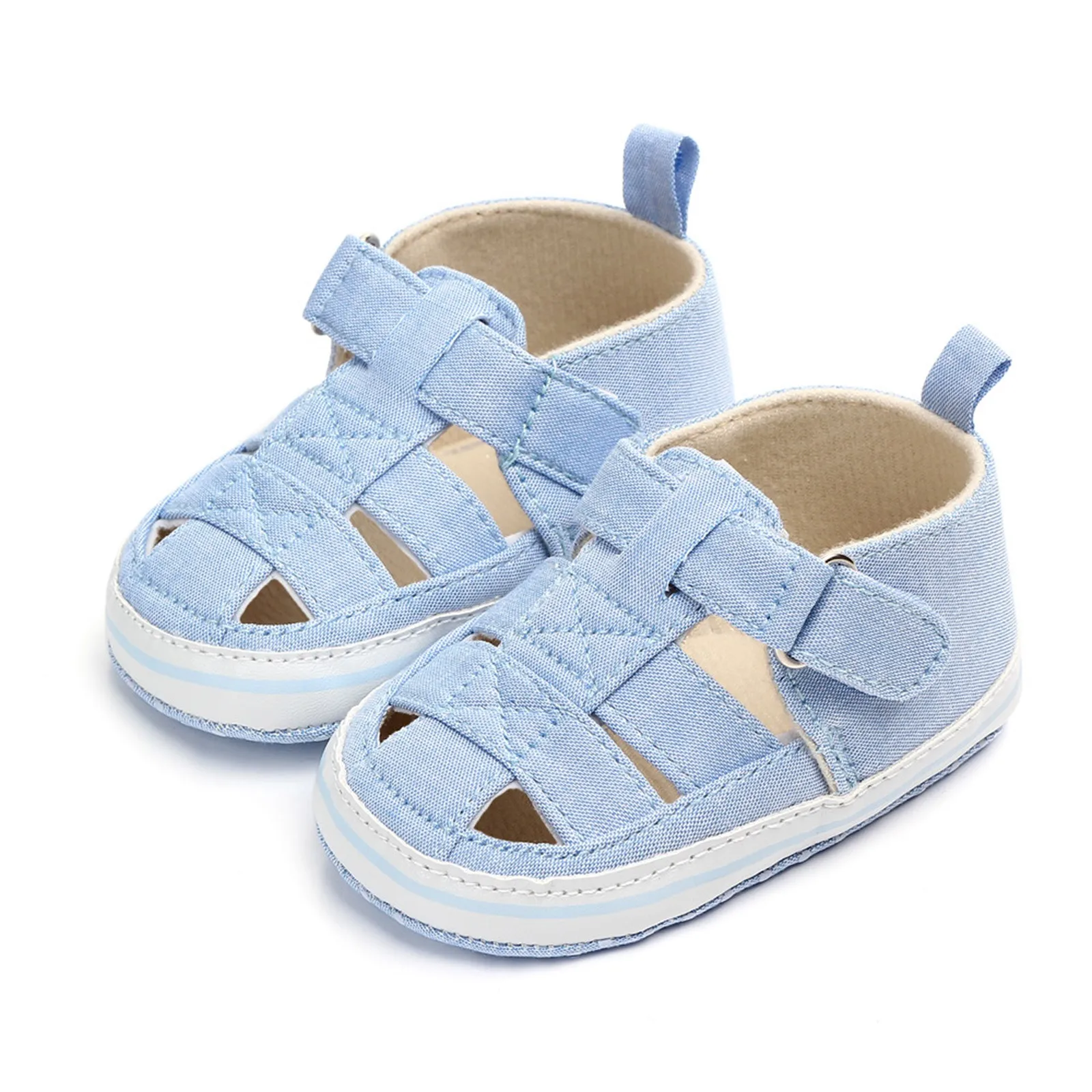 TAREYKA Baby Boys Girls Sandals Soft Sole Summer Infant Dress Shoes Anti Slip Rubber Sole Newborn Toddler Prewalker First Walking Shoes 