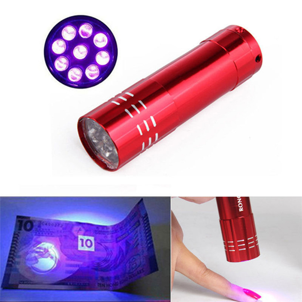 Best of Mini UV Led Light UV LED Lamp Nail Dryer For Gel Nails 9 LED Flashlight Portability Nail Dryer Machine Nail Art Tools UV Light Reviews & Tips