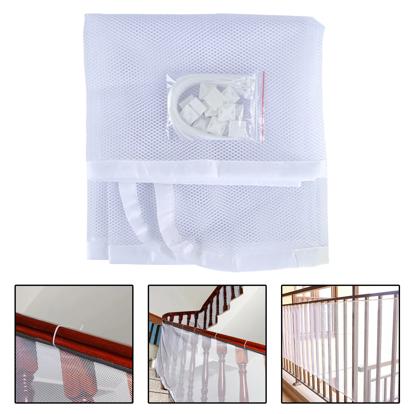 Child Safety Net Reinforced Patios Railing Stairway Baby Netting Rail Net