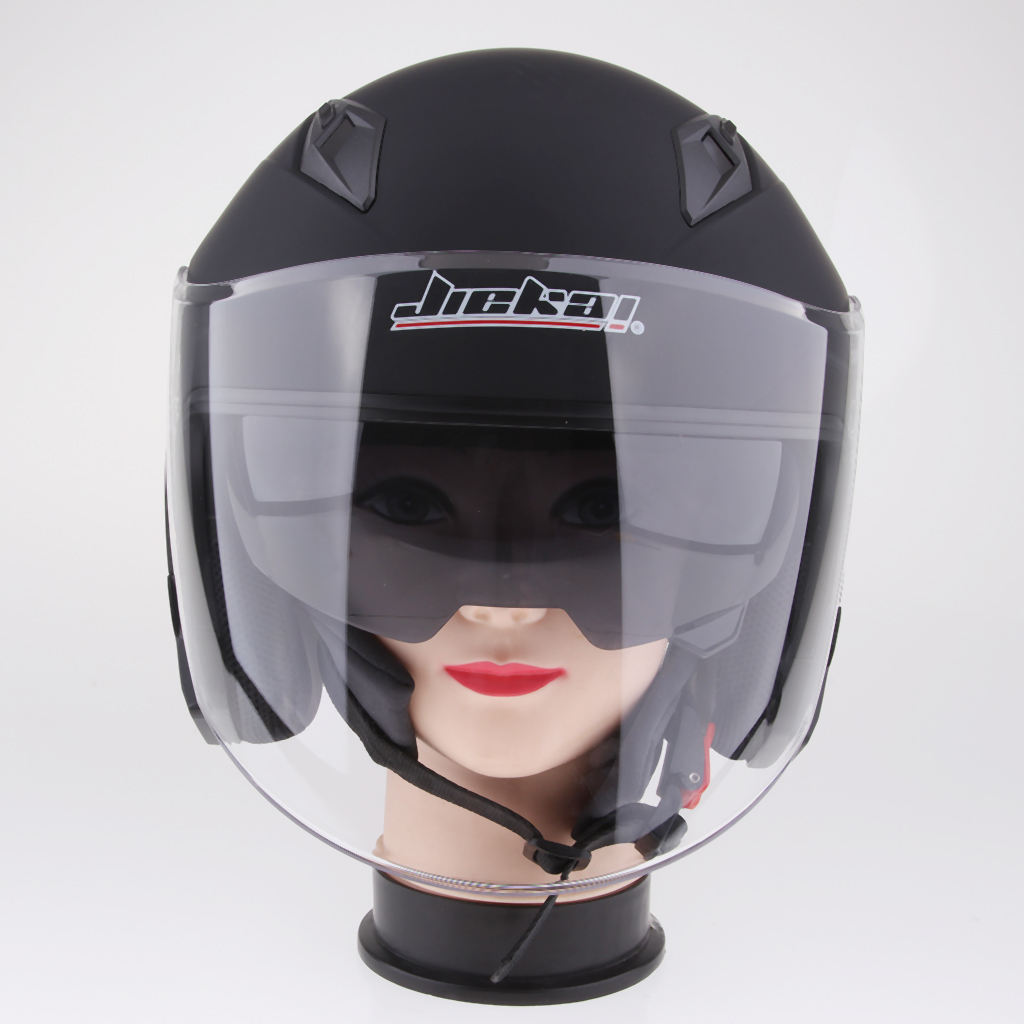 half helmet with face shield