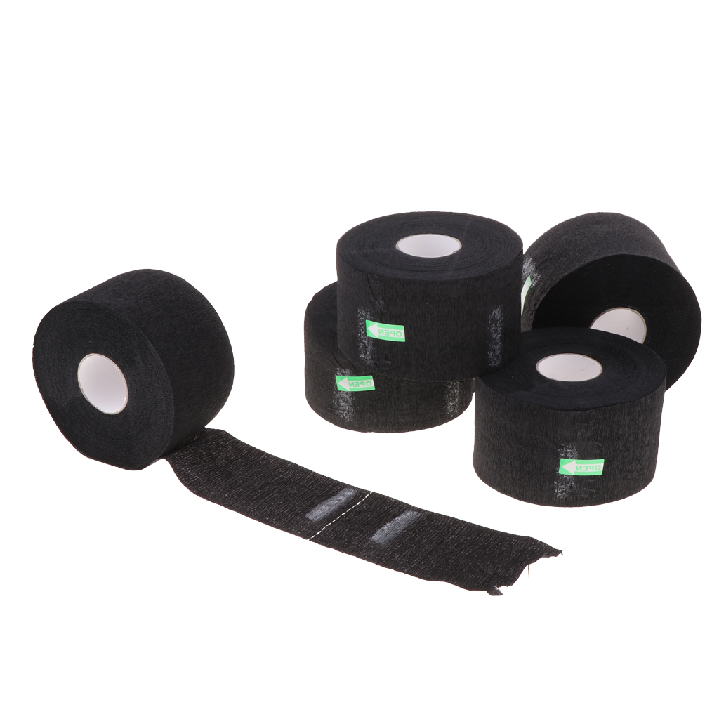 5 Pcs Disposable Elastic Paper Collar Hairdressing Salon Cape Neck