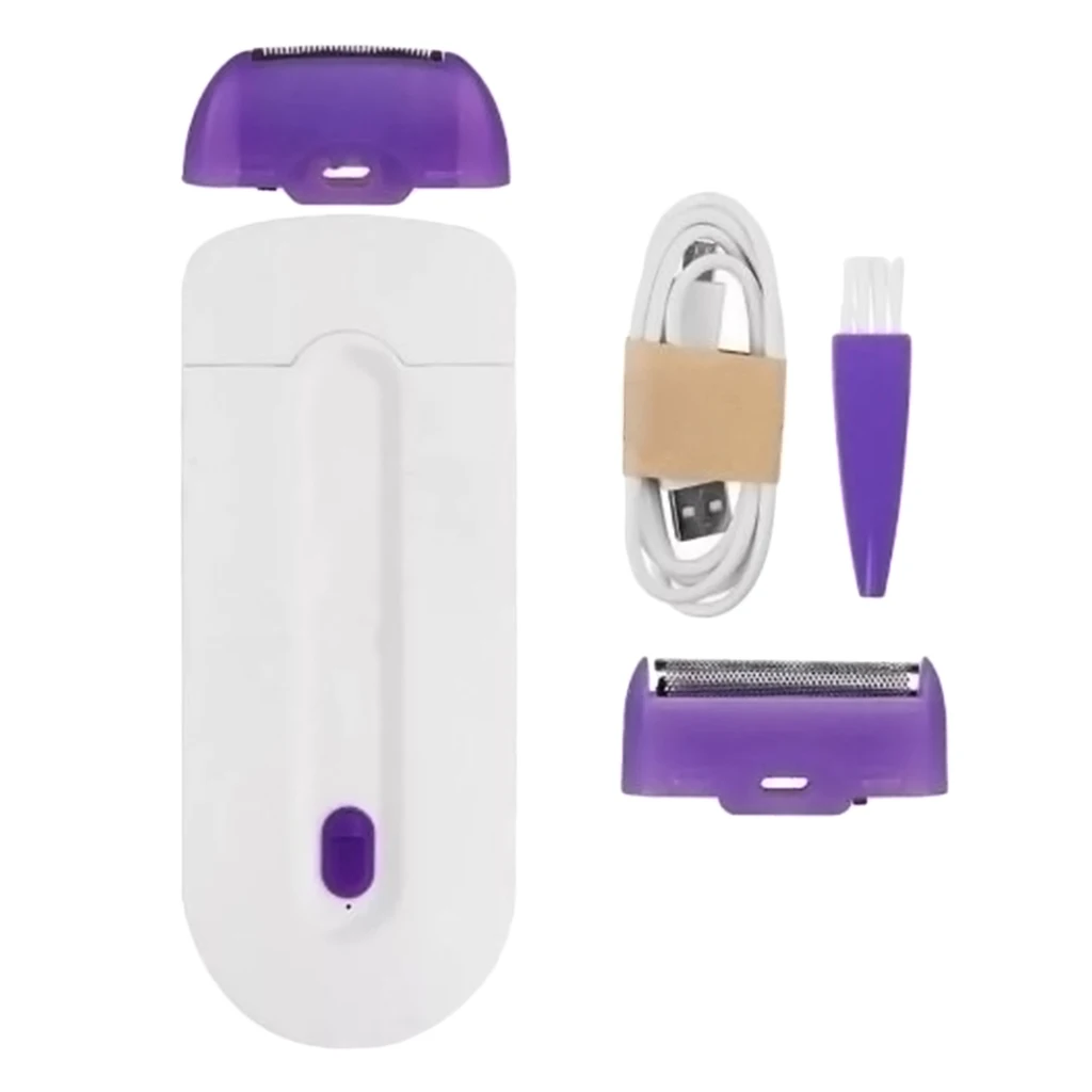 Hair   Remover   Beauty   Face   Legs   Body   Epilator   Kit   with   4   Extra