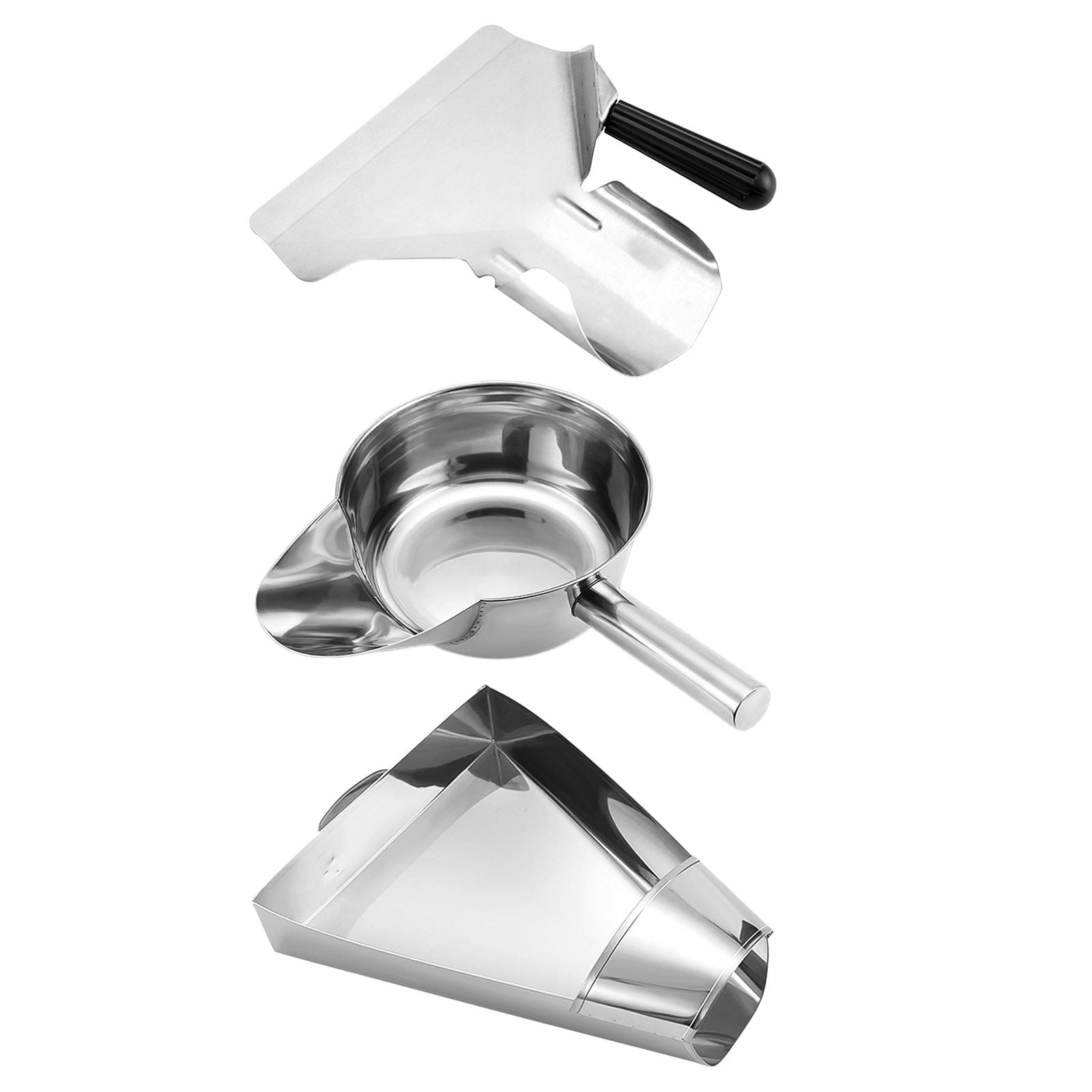 Chips Scoop Stainless Steel Multi-Functional Long-Lasting Serve Bagger Scooper for Kitchen Movie Theaters Candy Ice French Fries