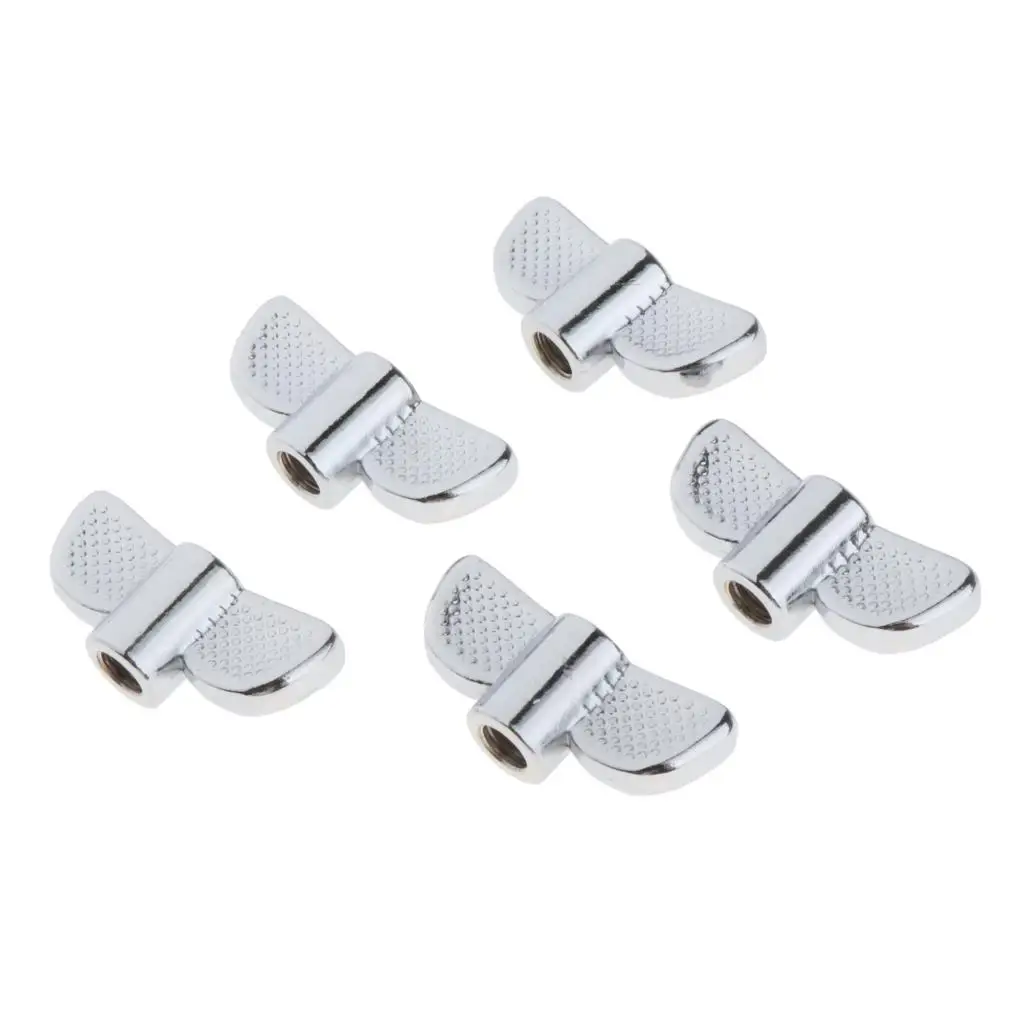 5Pieces Cymbal Stand Wing Nut Screw for Percussion Instrument Part Accessory