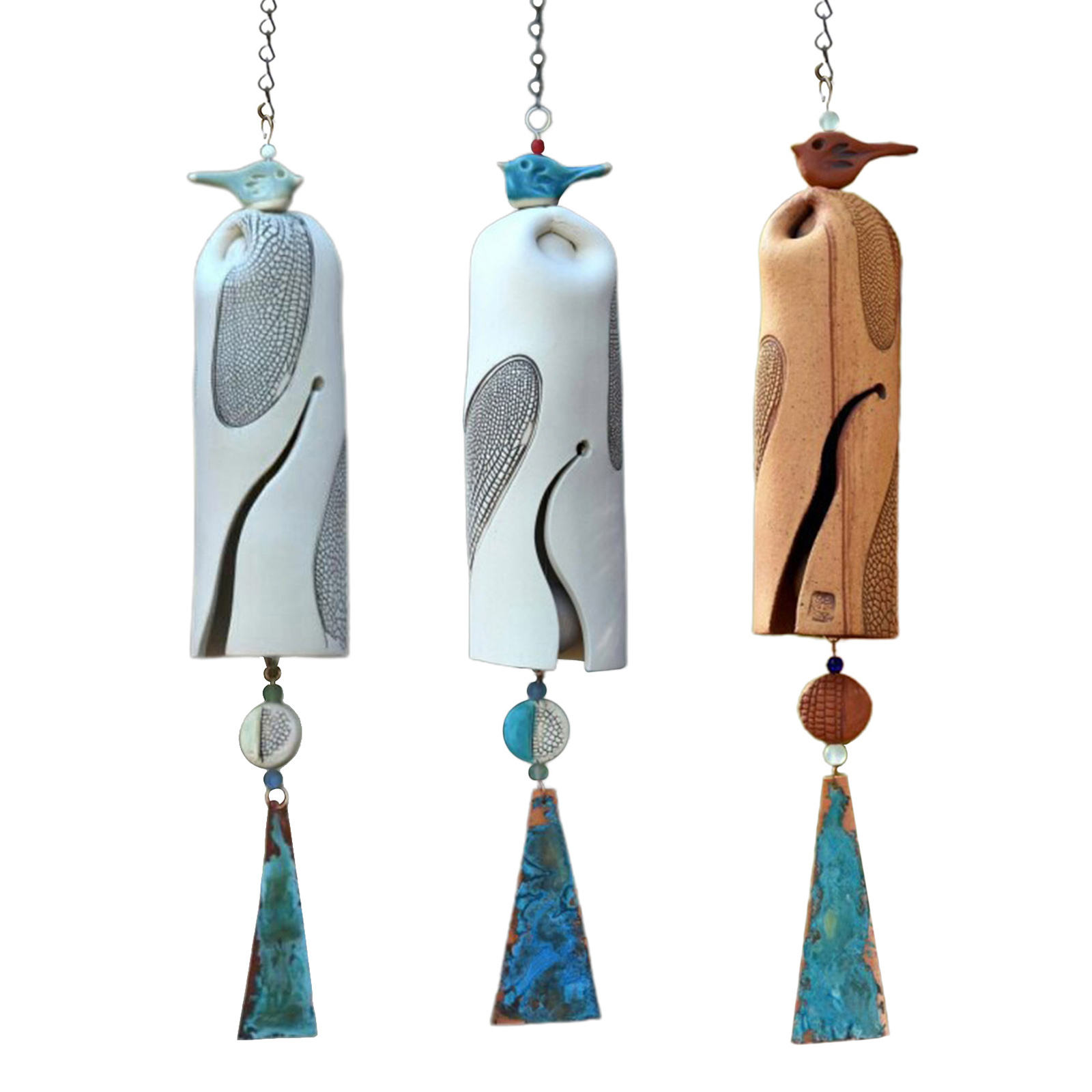 Beautiful Rustic Dragonfly Wind Chimes Pendant Home Backyard Garden Indoor Outdoor Ornaments Wind Bells Gift