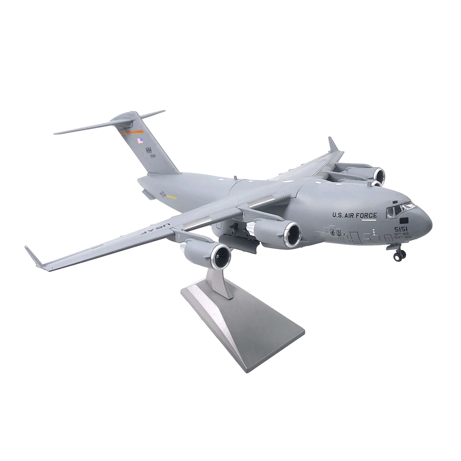 Collection Usa C-17 Transport Plane Scale: 1/200 Die-cast Models Toys with