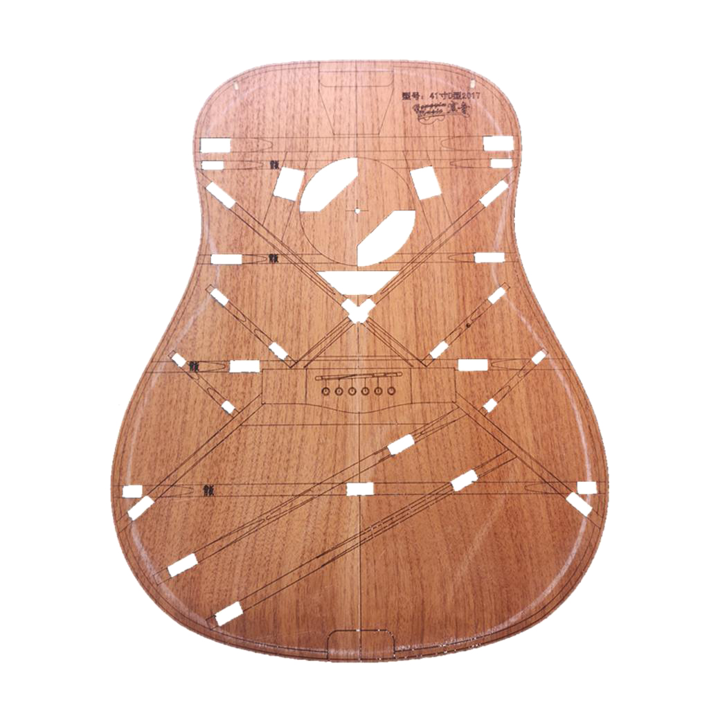 41inch Mini Guitar Body Body Template Stencil For D-Type Guitars, Luthier Tool