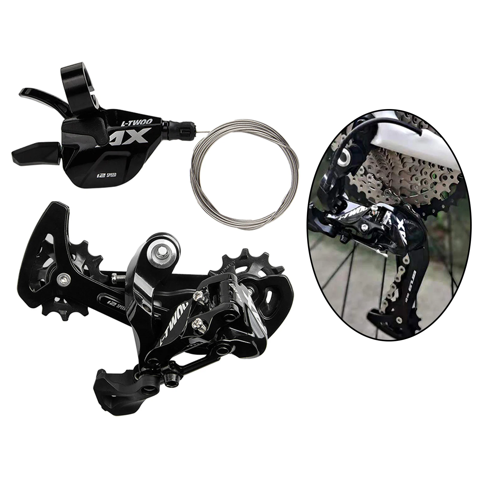 Bike Speed Shifter, Bicycle Right Shifter Rear Derailleur for Mountain Bike Bicycle