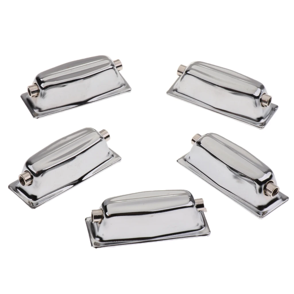 5pcs Silver Bass Drum Claw Hook Lug Bass Drum Hooks Percussion Replacement Parts Accessories