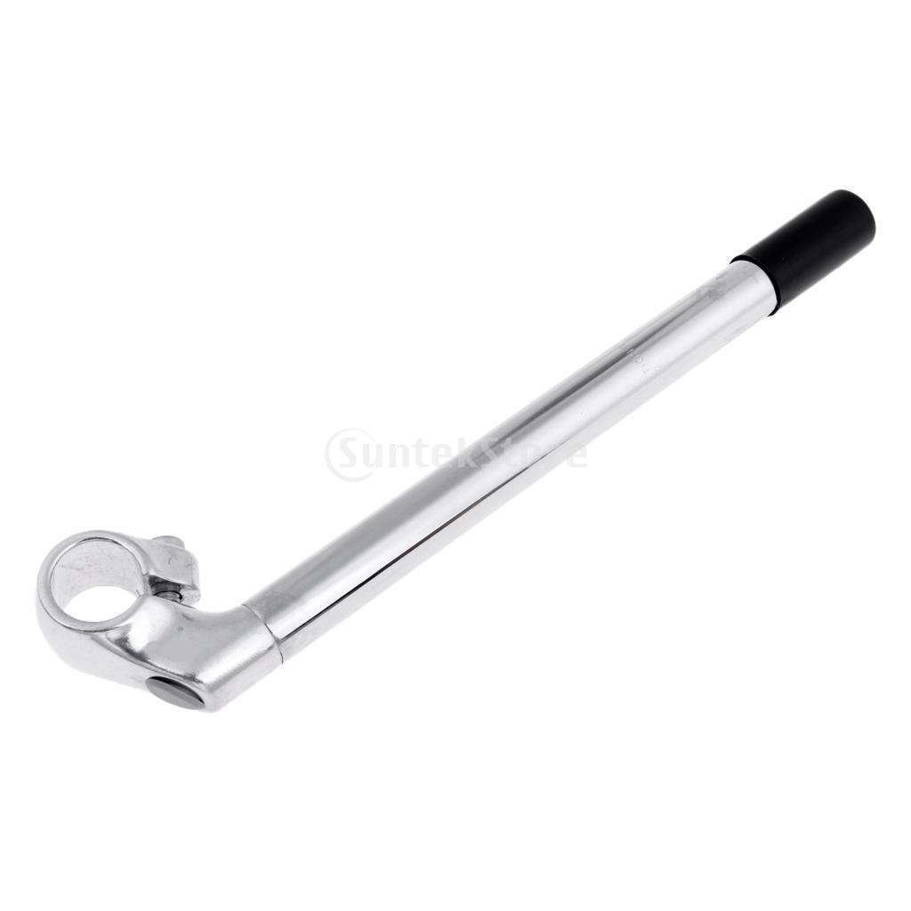 Aluminum Alloy Bike Bicycle Stem Quill Handlebar Stem Riser 25.4mm/1'' 30 Degree Extender Adapter
