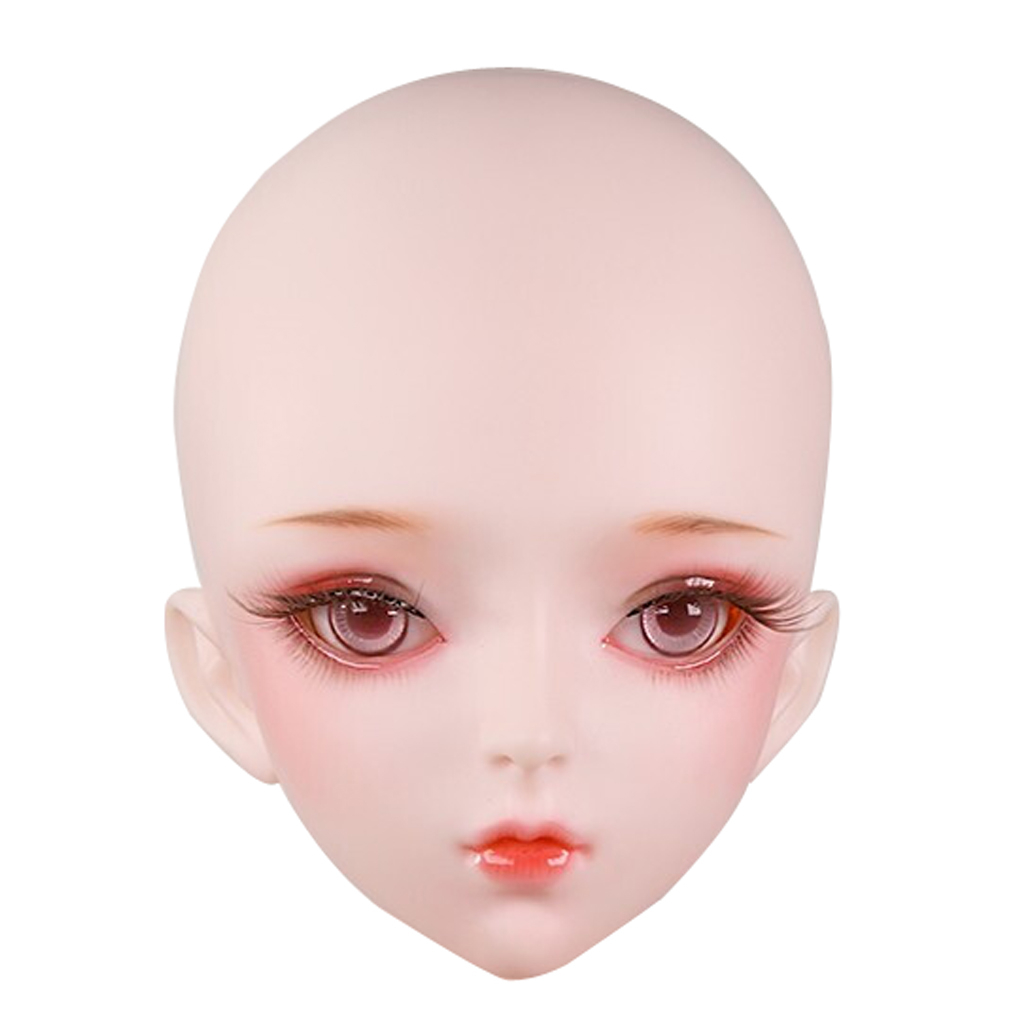 60cm BJD Doll Head DIY Customized Replacements Making Body Practice Supplies
