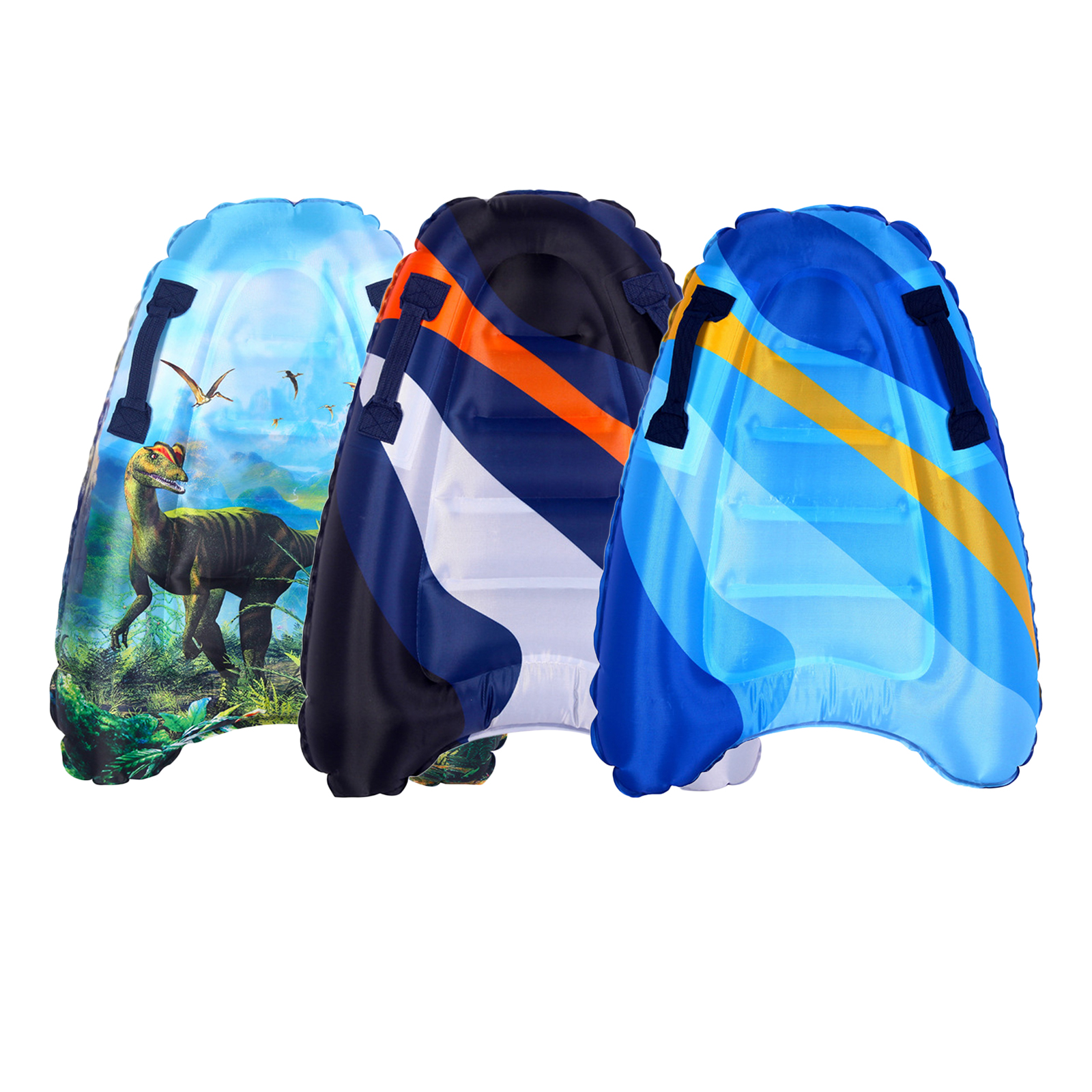 75x52cm Children Inflatable Bodyboards Kids Lightweight Soft Mini Surfboards Outdoor Swimming Pool Beach Floating Mat Pad Float