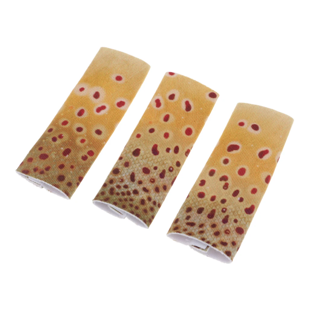 3pcs Fly Fishing Stripping Guards Outdoor Sports Fingers Protection Golves