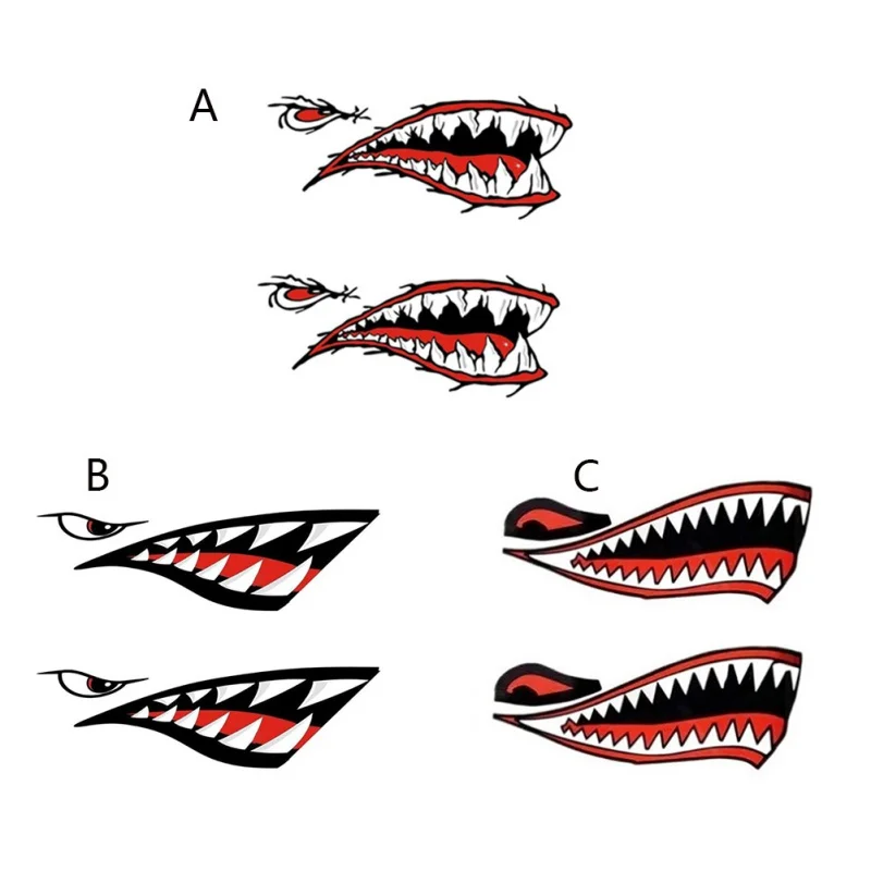 shark decal for kayak