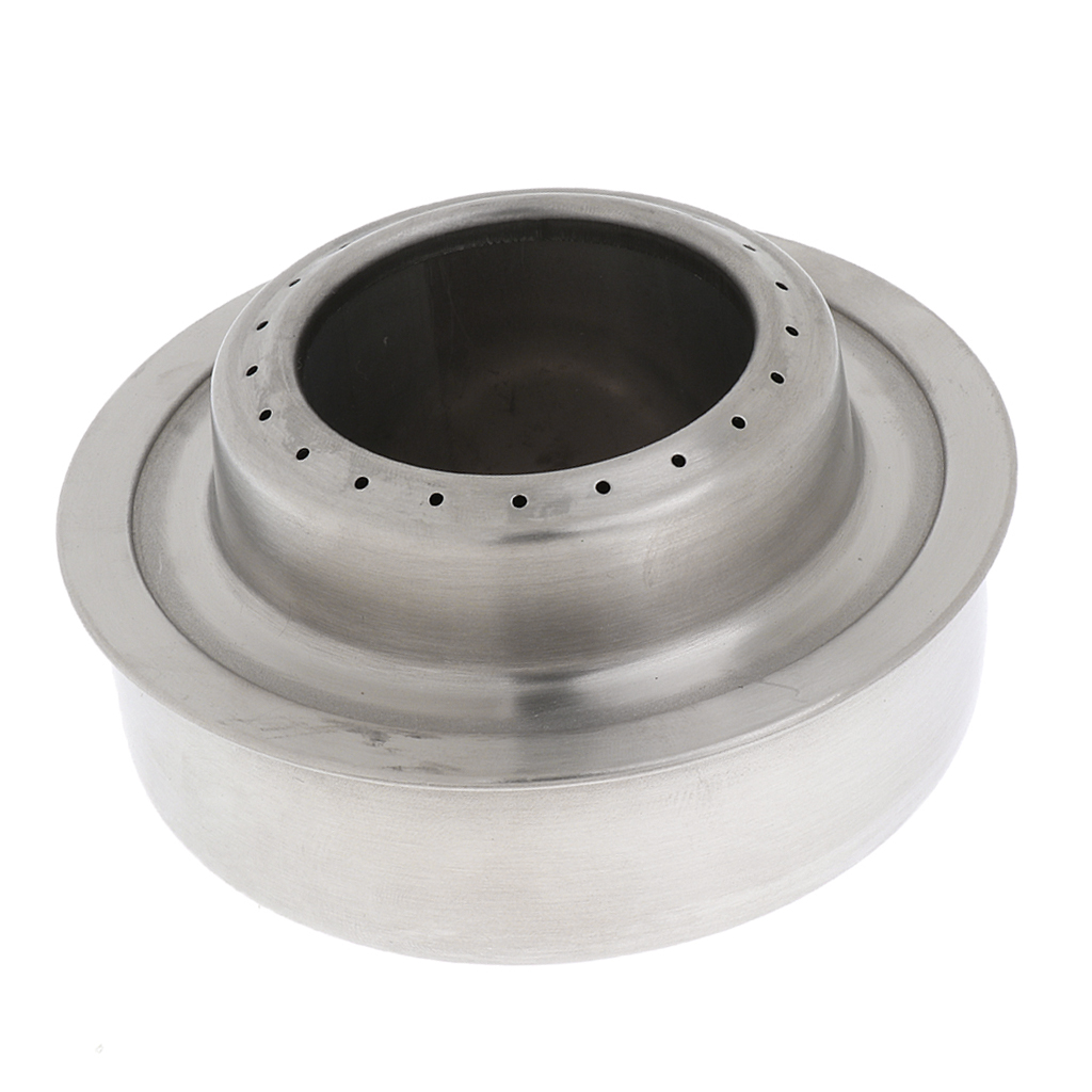 Mini Stainless Steel Alcohol Spirit Stove Camping  Cooker Burner