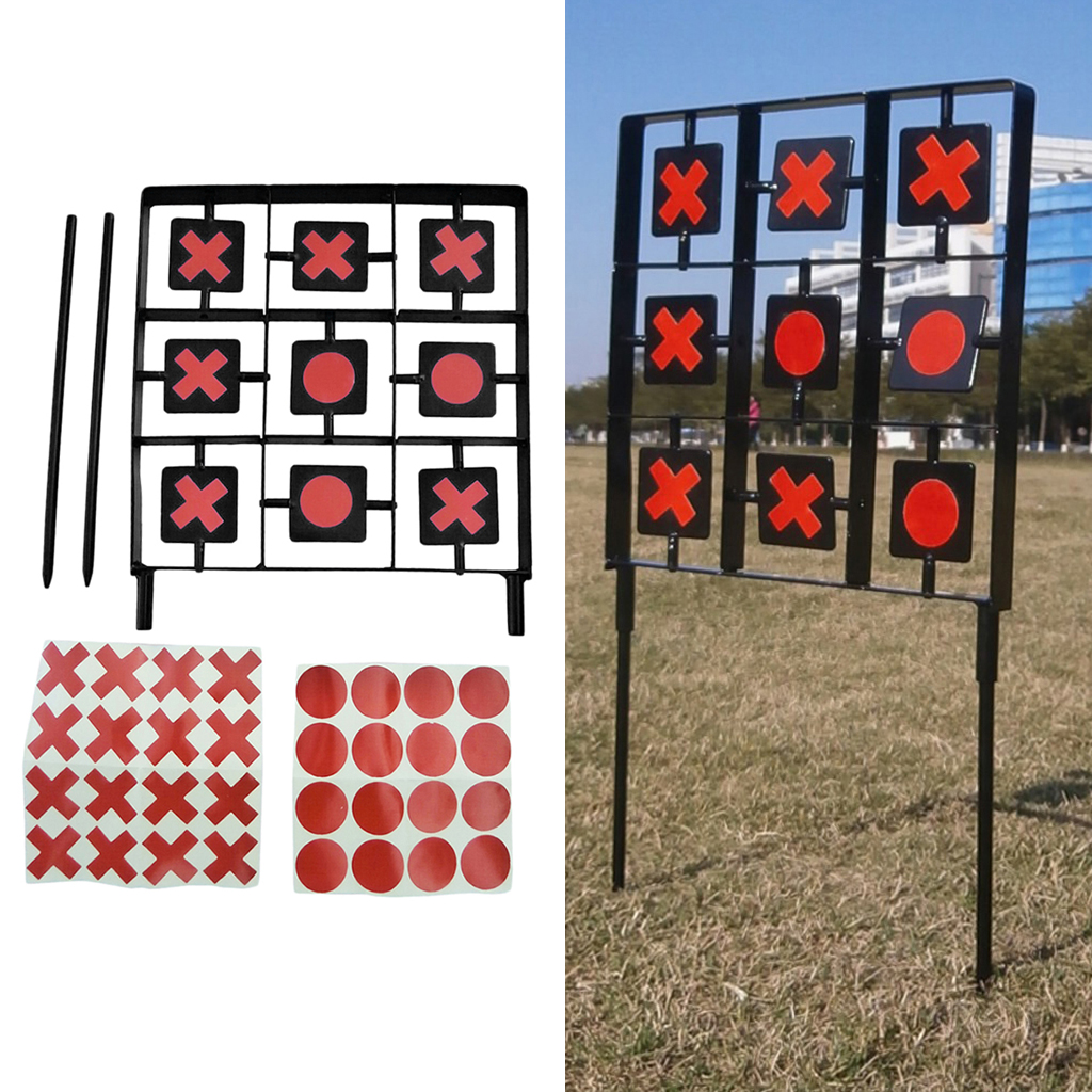 Heavy Duty Self Resetting Targets Kids Plinking Spinning Shooting Target Stand