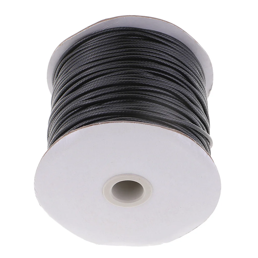 1 Roll 2.5mm Wax Line Roll Sewing Thread Waxed Sewing Thread for Leather Sewing