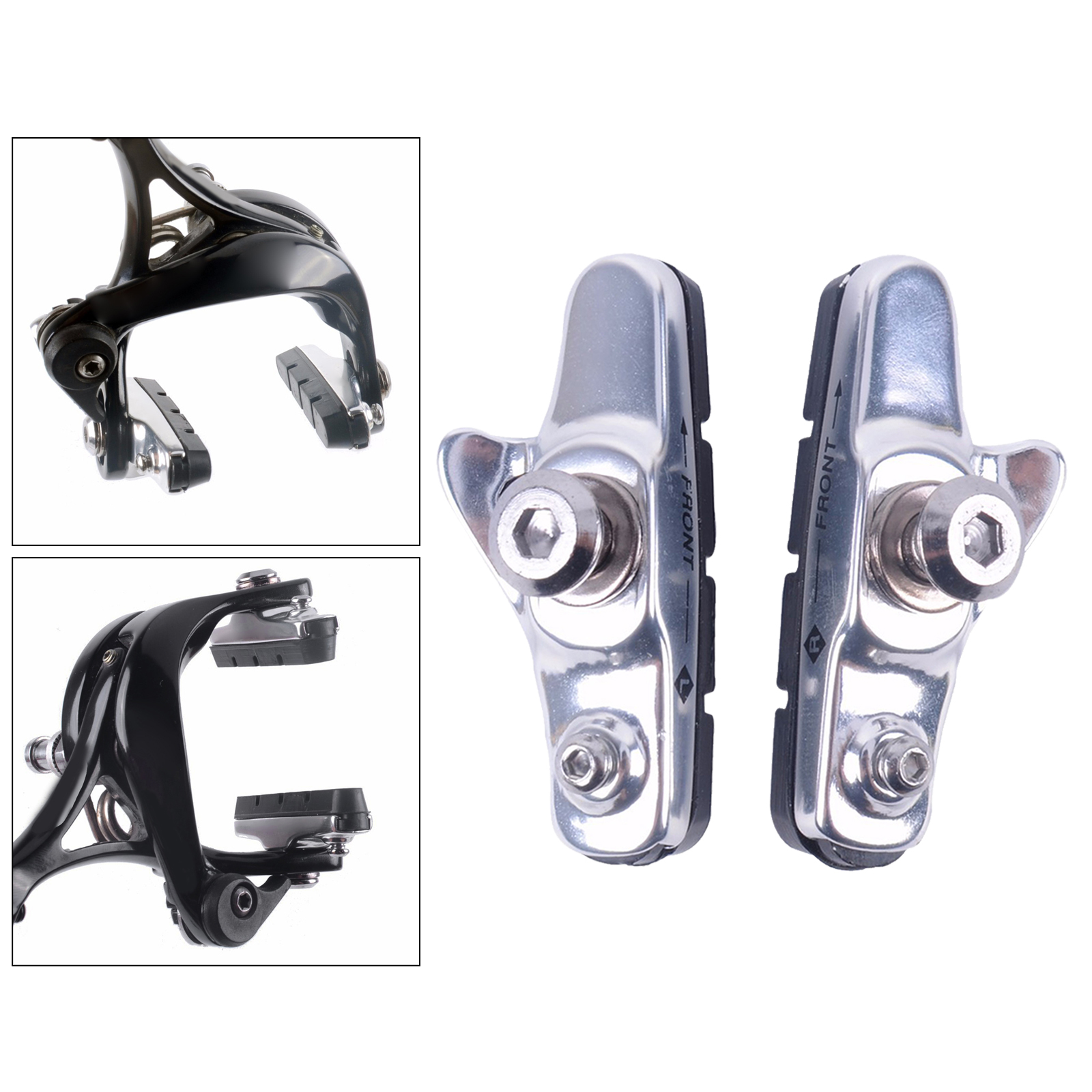 Light-Weight Road Bike Folding Bicycle Parts Brake Shoes Pads for C-Brake Caliper Cheap