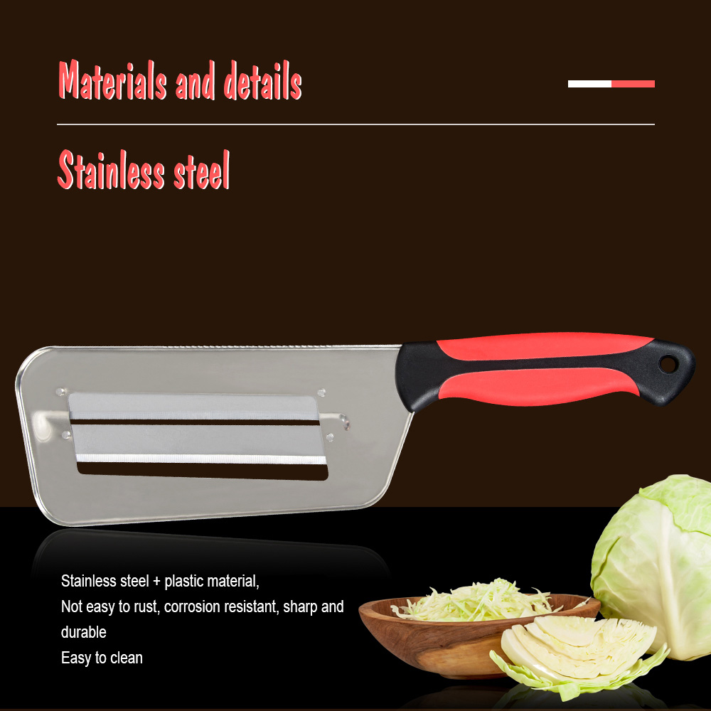 Vegetable Slicer Double 2 Slice Blade Slicing Kitchen Knife Fish Scale