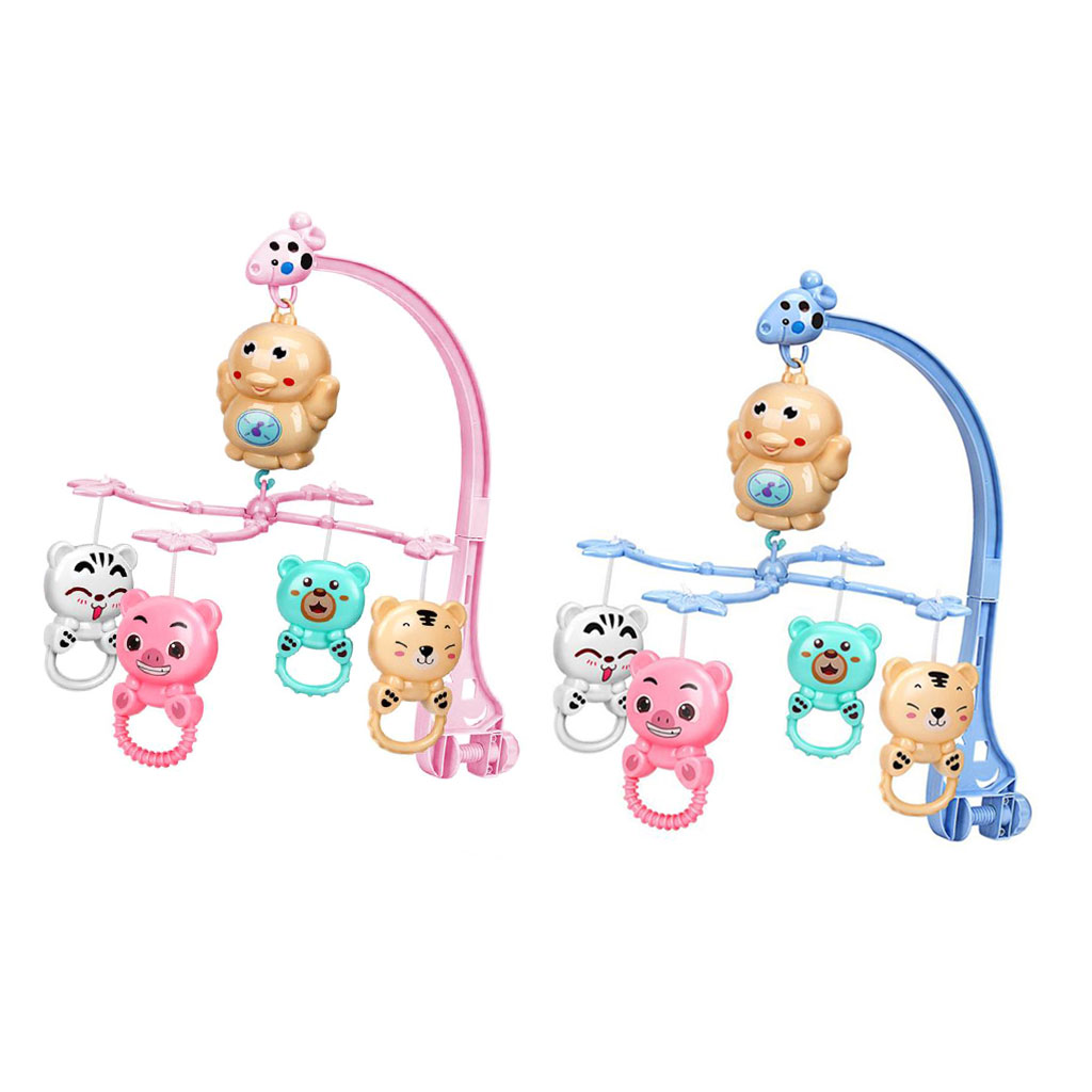 Musical Baby Mobile for Crib with Animal Toys Set, Unassembled Kit