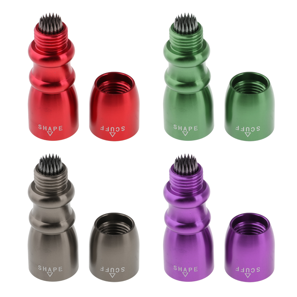 Tapper Billiards Snooker Ball Cue Stick Shaper Scuffer 3 in 1 Pool Tip Tools Scuffs Tip Pick Cue Stick for Snooker Accessories