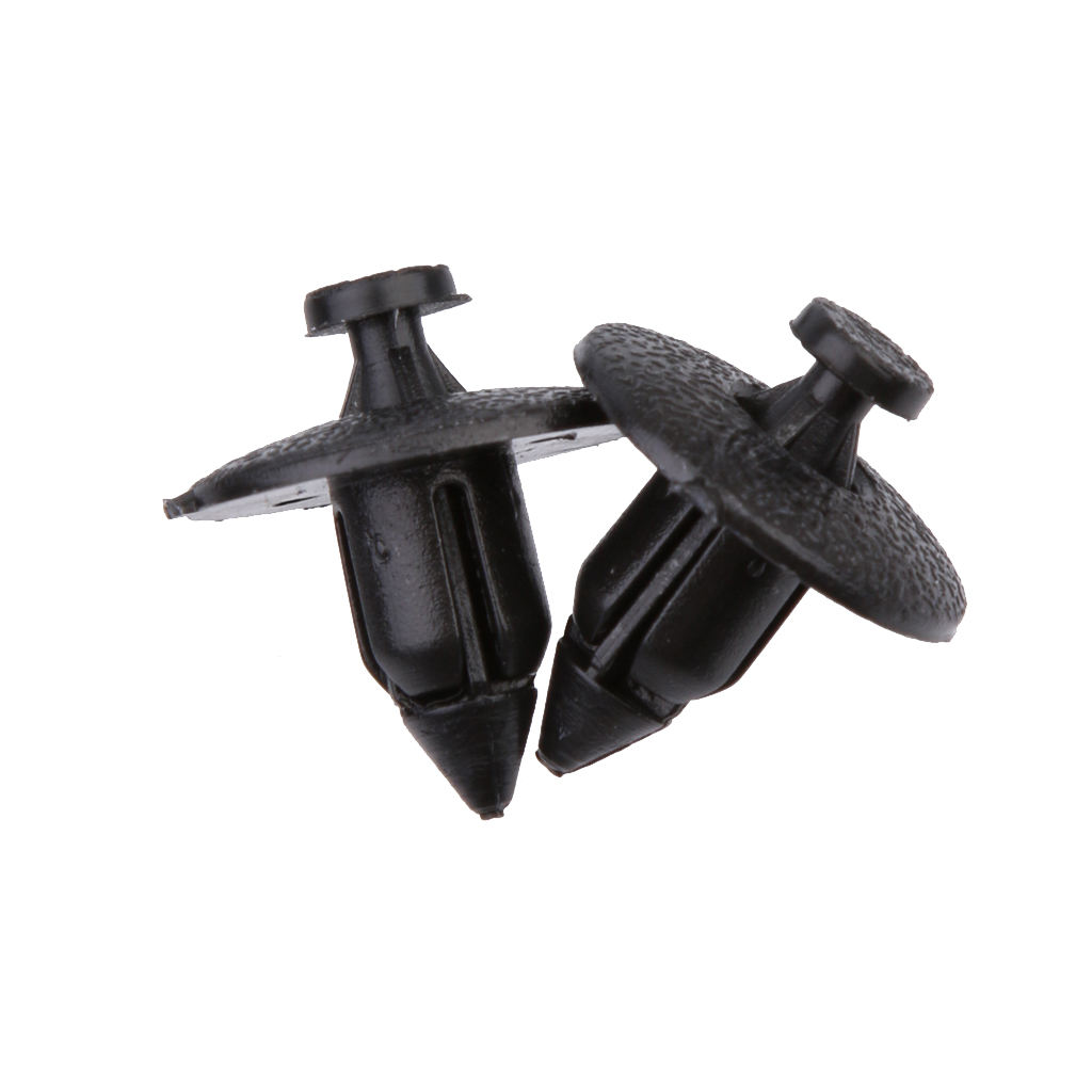 30x Black Bumper Radiator Mounting Bracket Clips Retainer For  