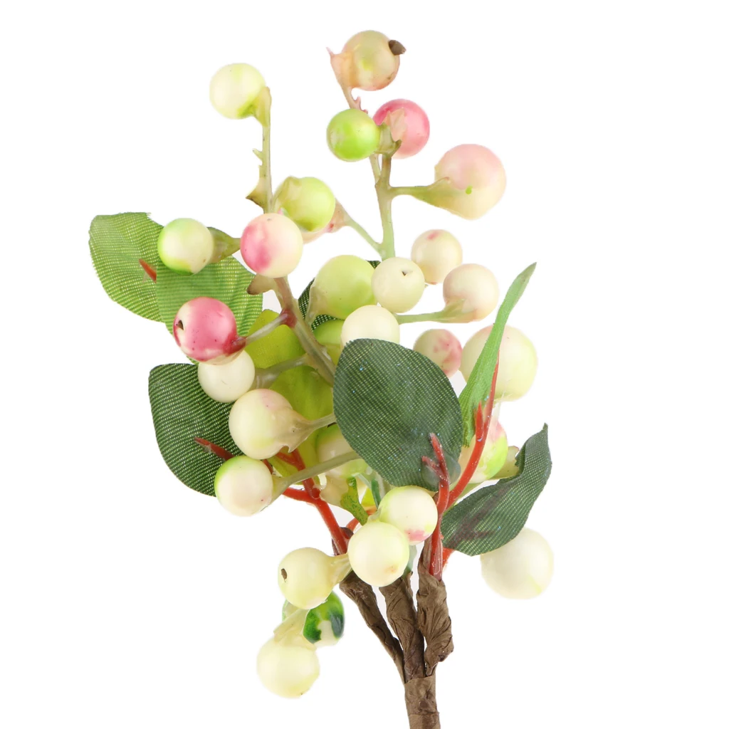 Artificial Berry Fruits Simulation Flowers Wedding Bouquet Decoration DIY Floral Craft Well-Made Beautiful Looking Vibrantly
