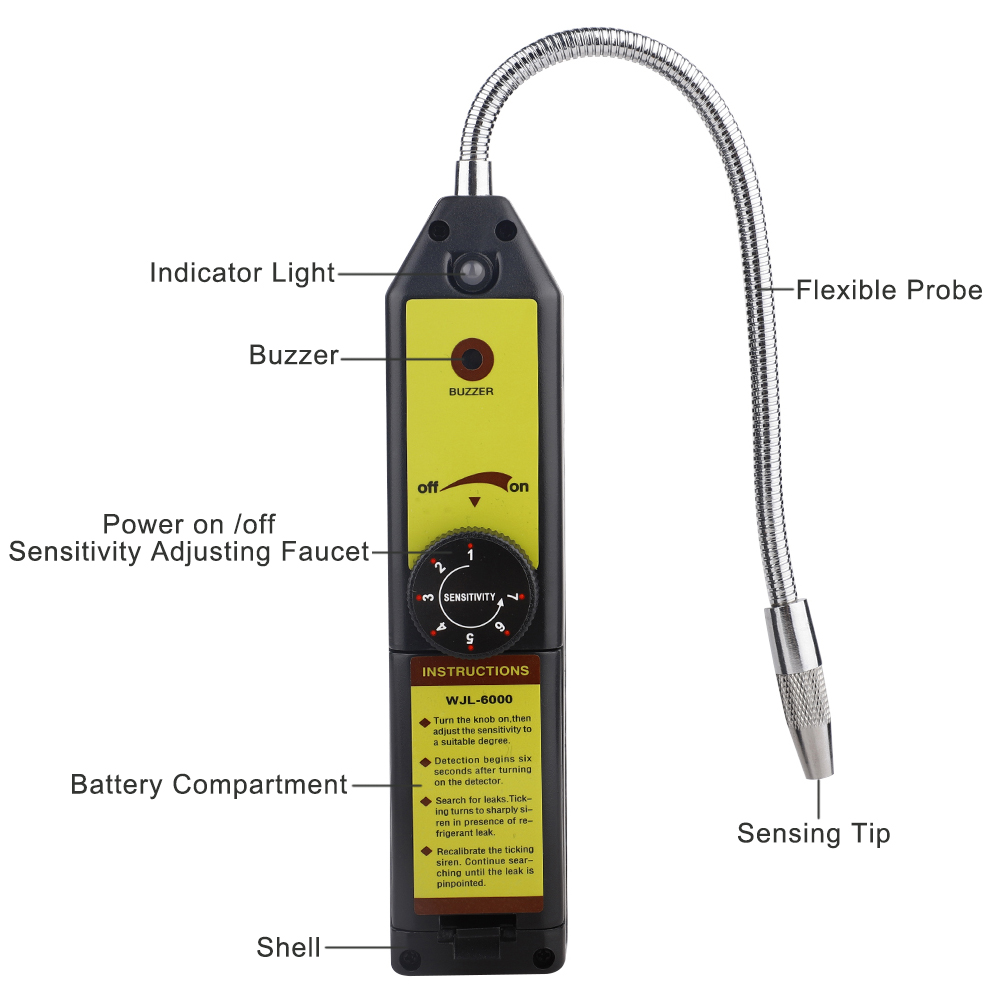 Other DIY & Tools Gas Detector Freon Leak Detector Freon Gas Analyzer