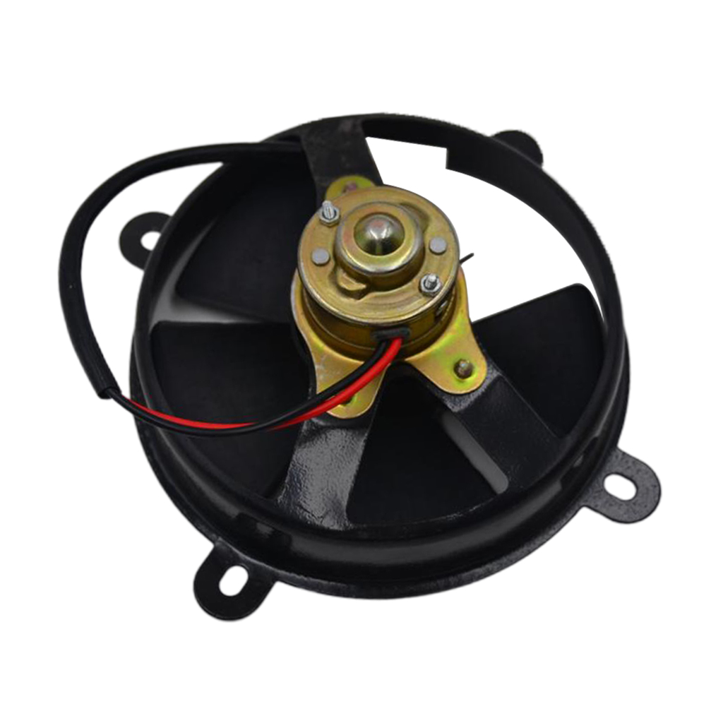 6in 5-blade 12V Engine Radiator Cooling Fan Assembly Universal For 150cc ATV