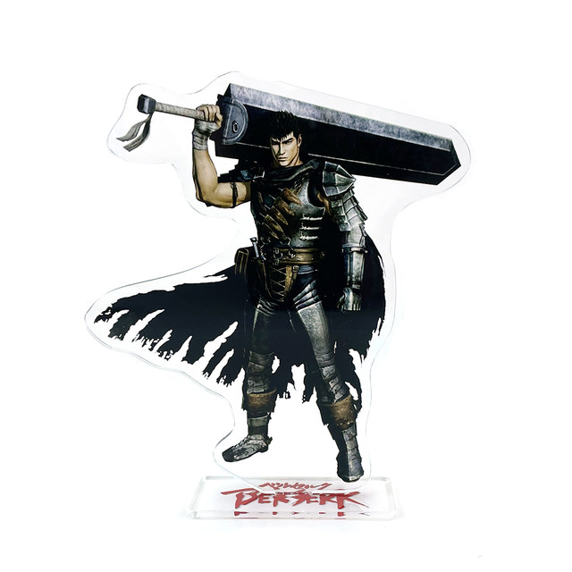 Anime Figure Berserk Guts Keychain Acrylic Stand Model Plate Desk Decor  Standing Sign apex legends Fans Gift - AliExpress