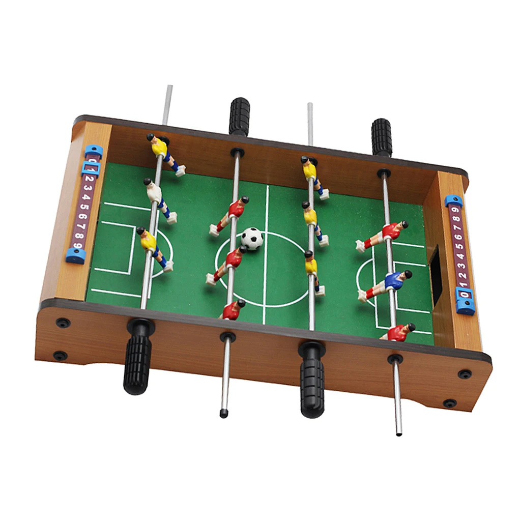 Mini Table Top Football Foosball Players Family Game Toy Kids Play Set Gift 