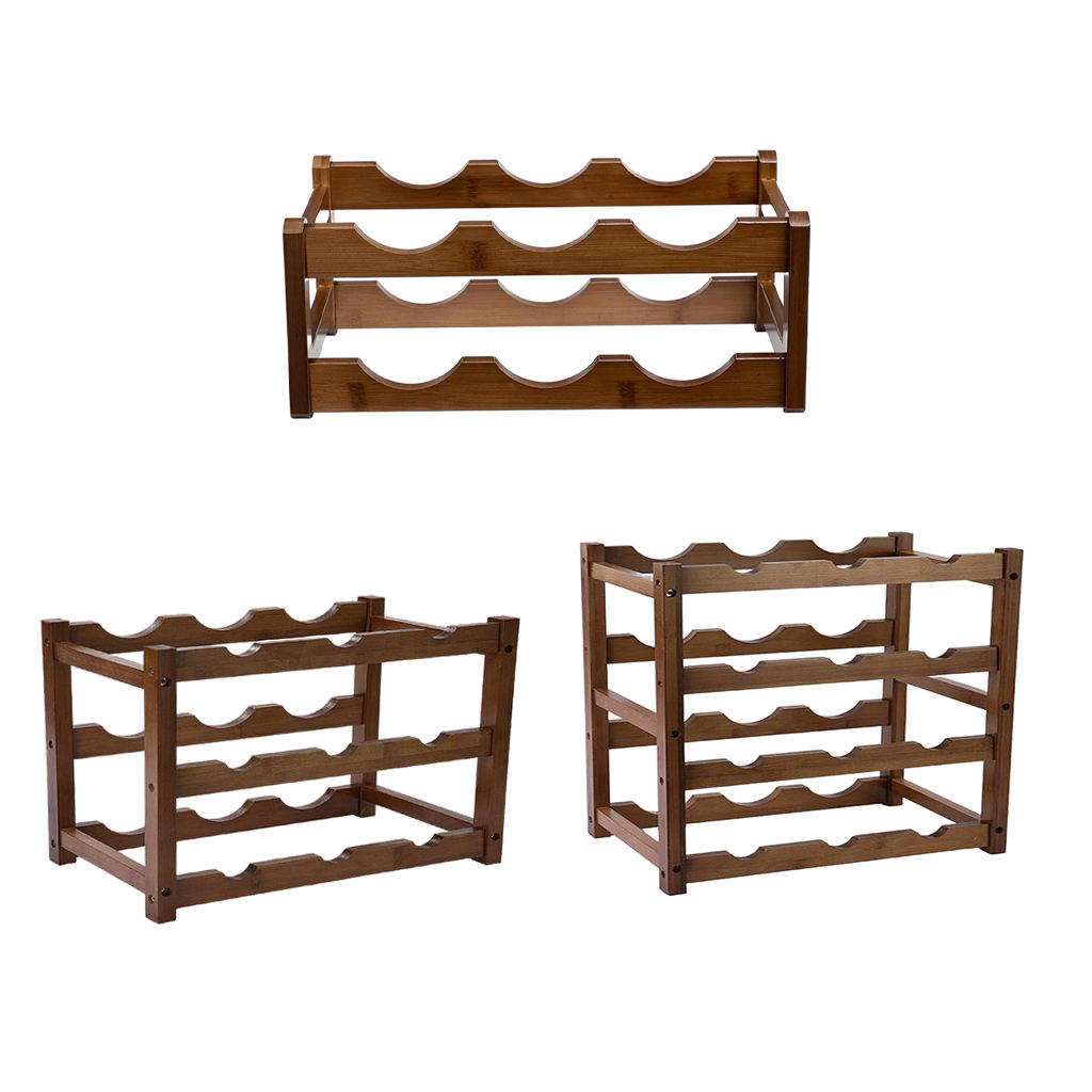 Freestanding Wine Rack Wine Bottle Holder Liquor Holder Wine Holder for Pantry Wine Cellar Countertop Basement Organiser