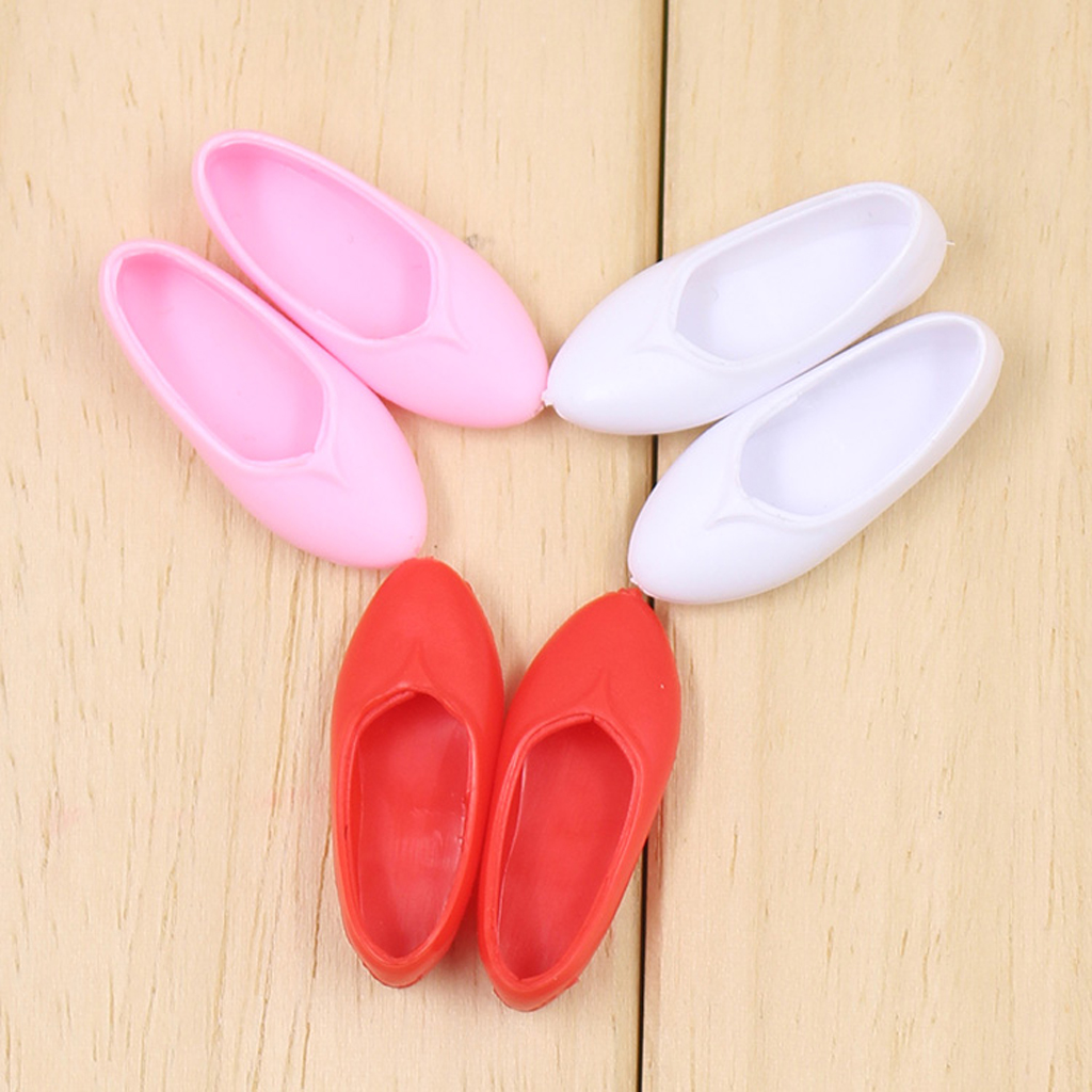1/6 Flat Shoes for Blythe Pullip Kurhn Momoko Dolls Dress up Accessories