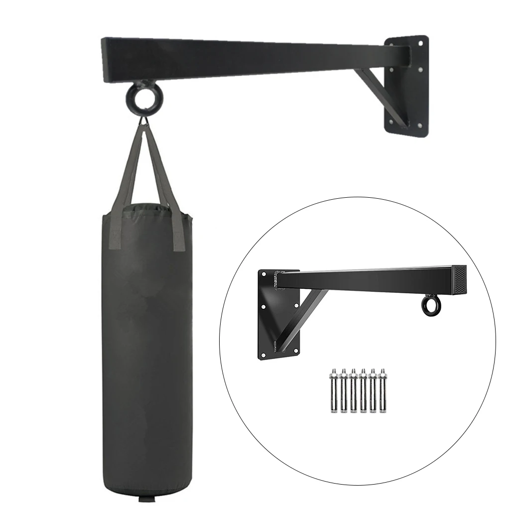 DEFY Heavy Duty Punching Bag Wall Bracket Steel Mount Hanging Stand Boxing MMA 