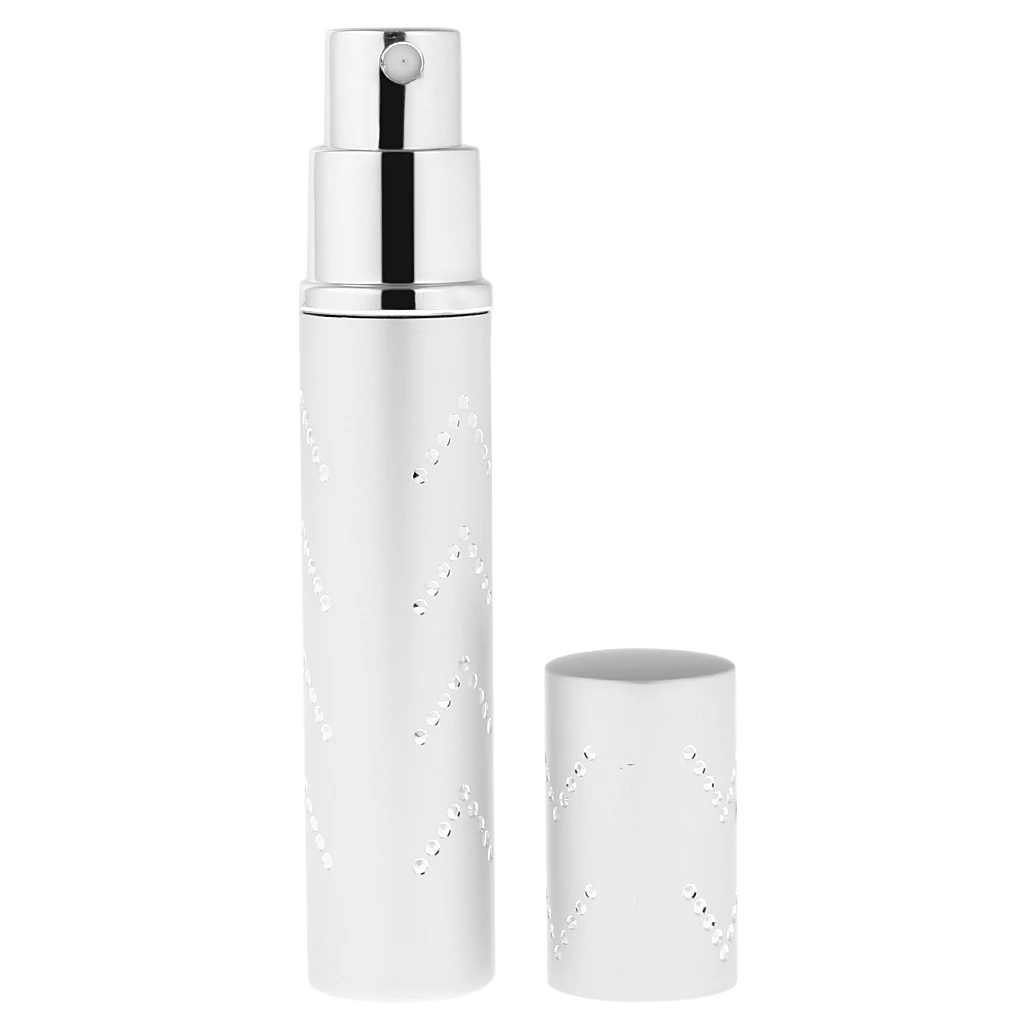 10ml Perfume Bottle Pump Spray Cosmetic Travel Atomizer Diffuser Makeup Tool