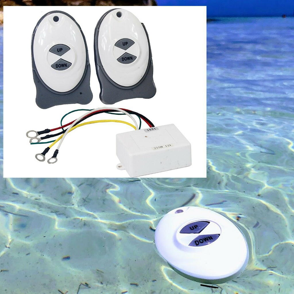 Marine Boat Yacht Sailboat Anchor Remote Windlass Switch, Waterproof