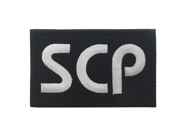 SCP Foundation Logo Magic Patch Embroidered SCP Tactical Vest Patch Nature  Hobby Armband Embroidery Hook and Ring Sewing Patches - AliExpress