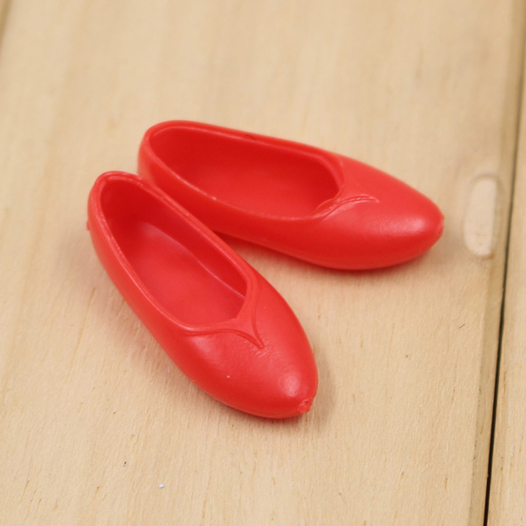 1/6 Flat Shoes for Blythe Pullip Kurhn Momoko Dolls Dress up Accessories