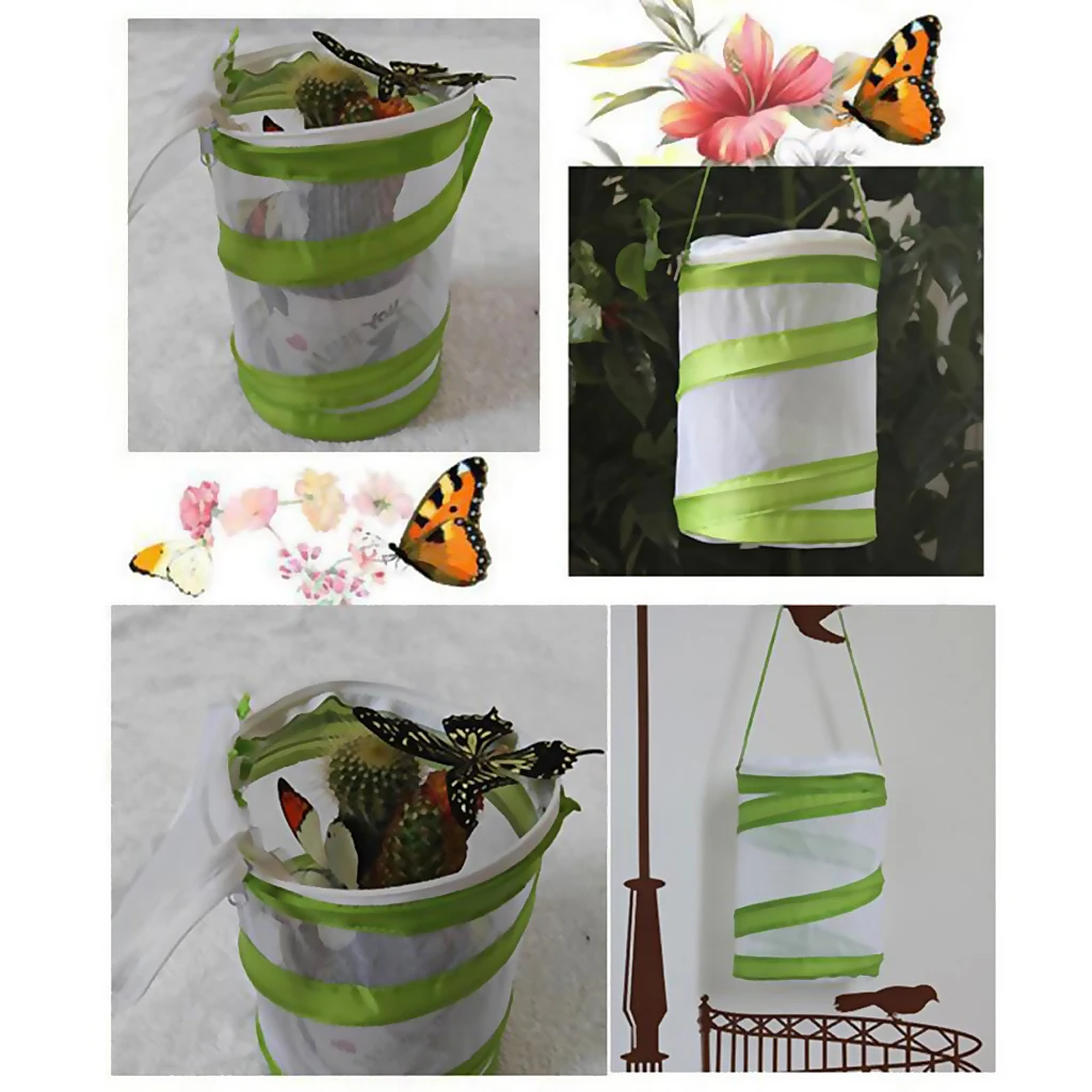 Foldable Insect Breeding Cages Butterfly Habitat Cage Small Pet Cage Habitat Cage Housing