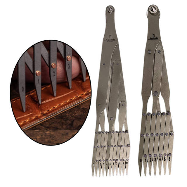 Misuratore Da Cucito In Alluminio Regolabile - Guida Per Pulsanti E Spaziatura, Ideale Per Fai Da Te