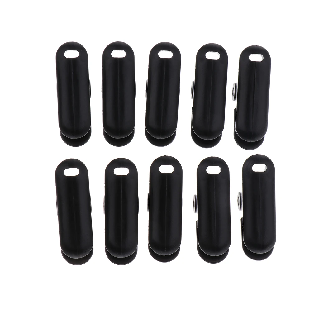 10 Pieces Plastic Tie Down Emergency Awning Set Tarp Clips Tent Clamps Tarp Clips Survival Tighten Tool Emergency Gear