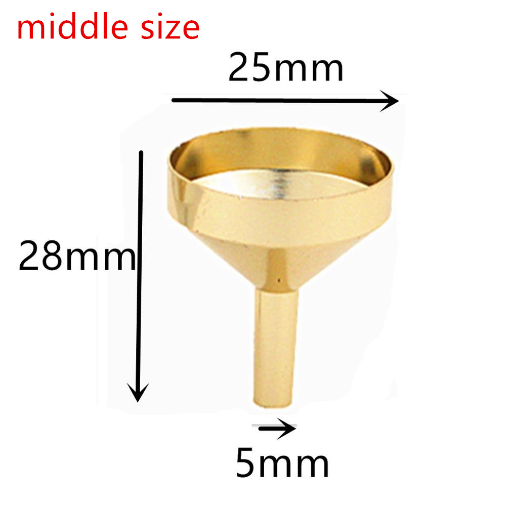 Best of 10pcs New Metal Small / large Aluminum Mini Funnel For Perfume Transfer Diffuser Bottle Mini Liquid Oil Filling Lab Reviews & Tips - Image 3