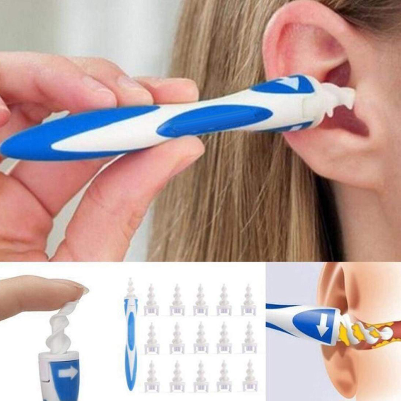 Best of Ear Wax Removal With 16 Tips Spiral Smart Ear Care Clean Earpick Wax Remover Curette Ear Cleaner Spoon Plugs Spirals Care Tools Reviews & Tips