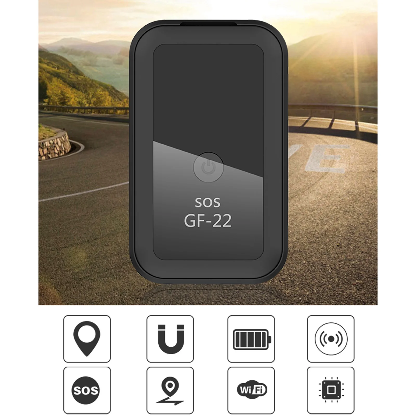 Mini GPS Tracker Car GPS Locator Anti-theft Tracker Real Time Car Gps Tracker Anti-Lost Recording Tracking APP Remote Control