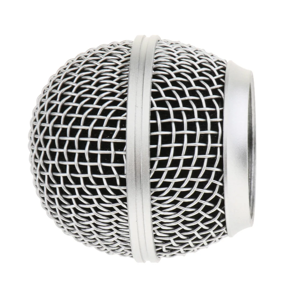 Replacement Mic Grille Mesh Ball Head For  SM58 BETA58 Microphone Part