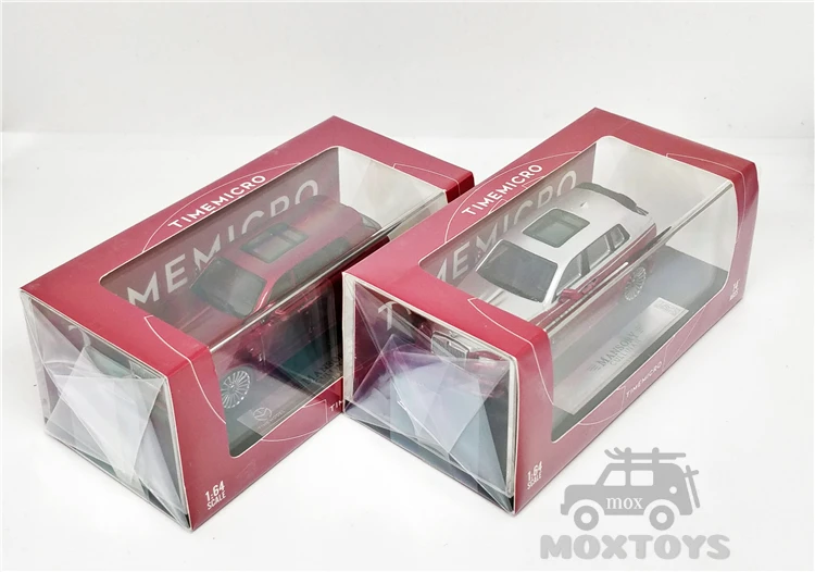 TimeMicro 1:64 Rolls-Royce Cullinan Metal Red/with Silver Diecast Model Car 
