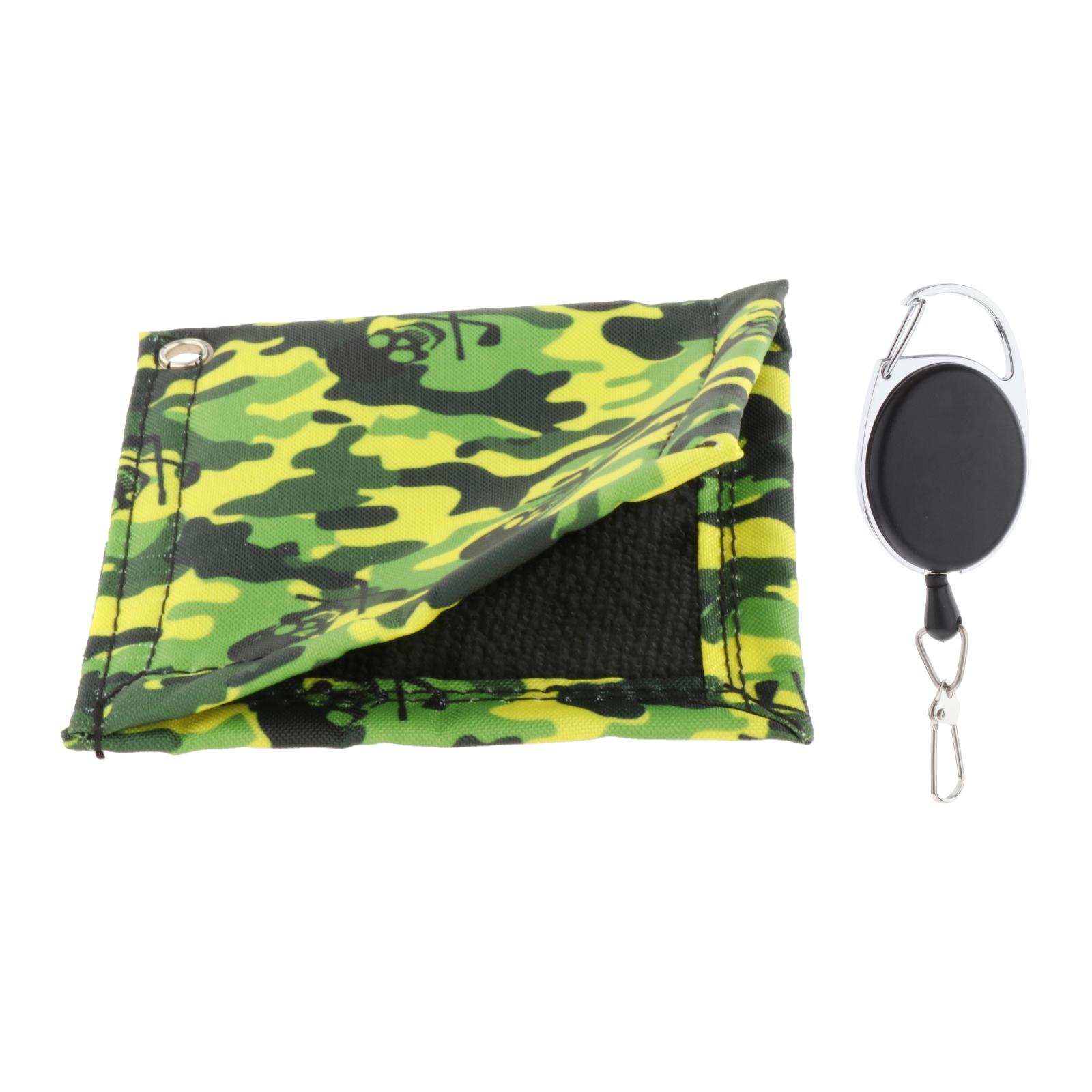 Square Golf Ball Cleaning Towel Portable Microfiber Wiping Cloth Mini 4.3 x 4.3 inch Cleaner Towel Pocket Golf Accessories