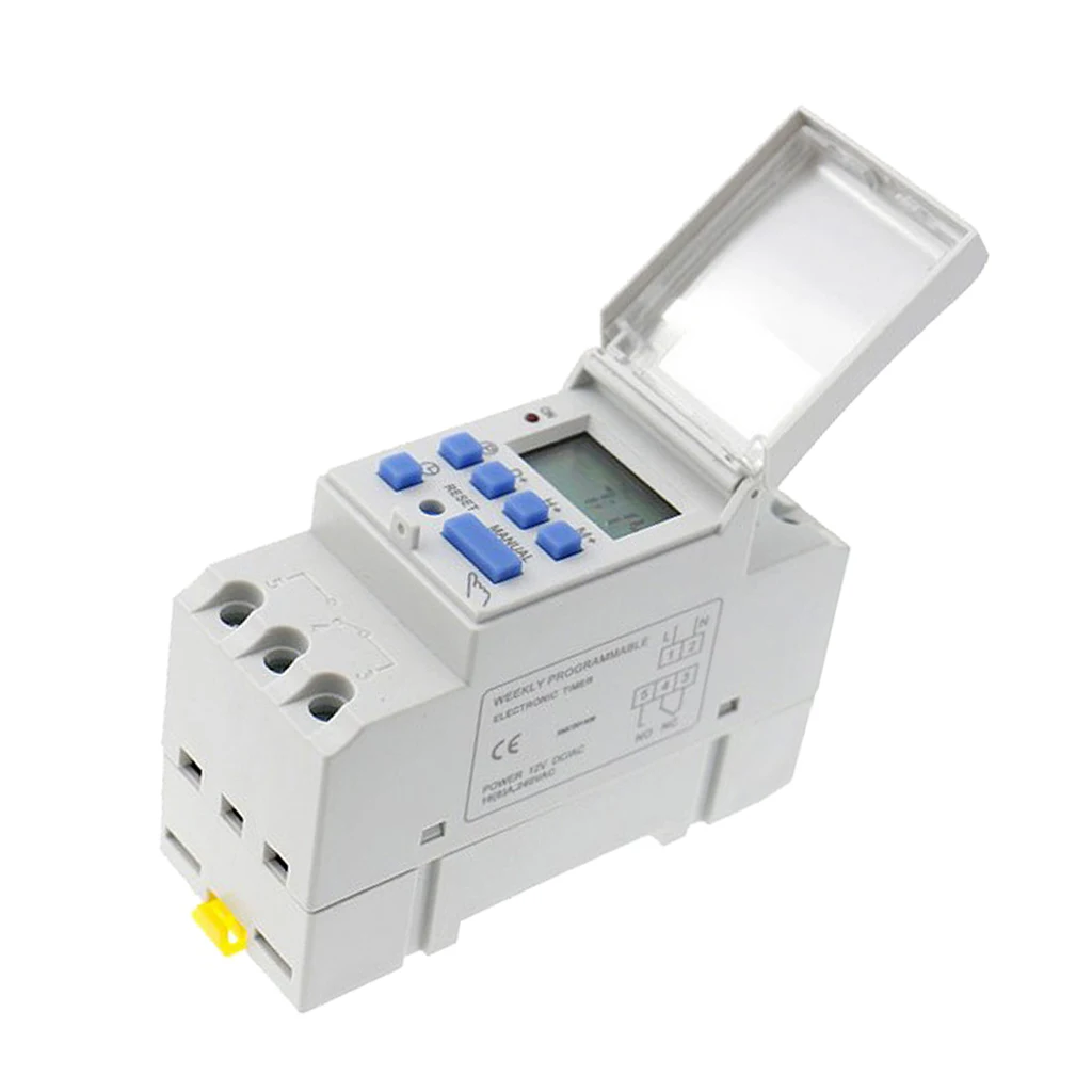 Digital Electronic Timer Switch Relay Control 220V Manual Electric Programmable Power point Weekly 7 Days